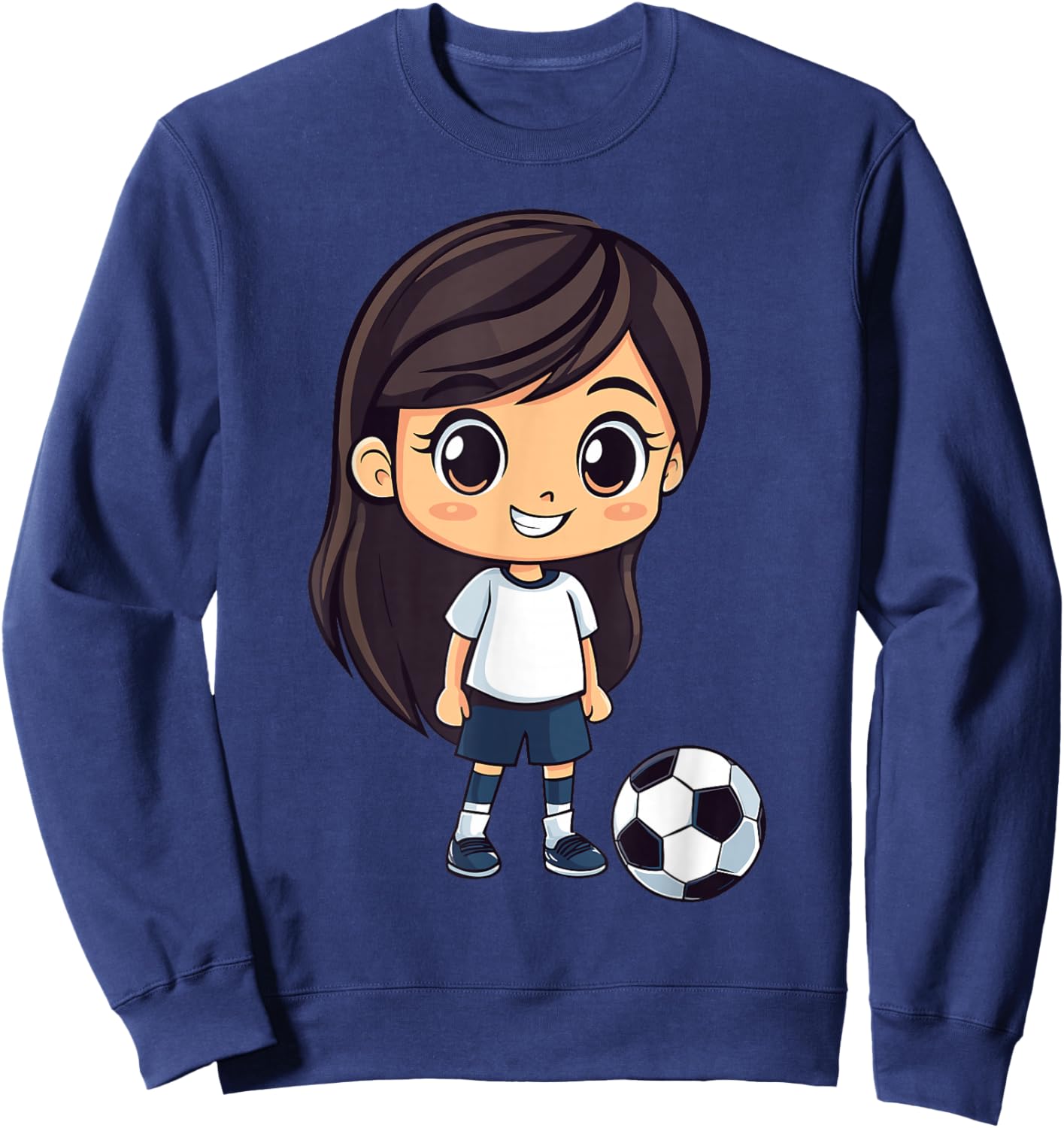 Girl Soccer Sweatshirt - Sweatshirt | Navy