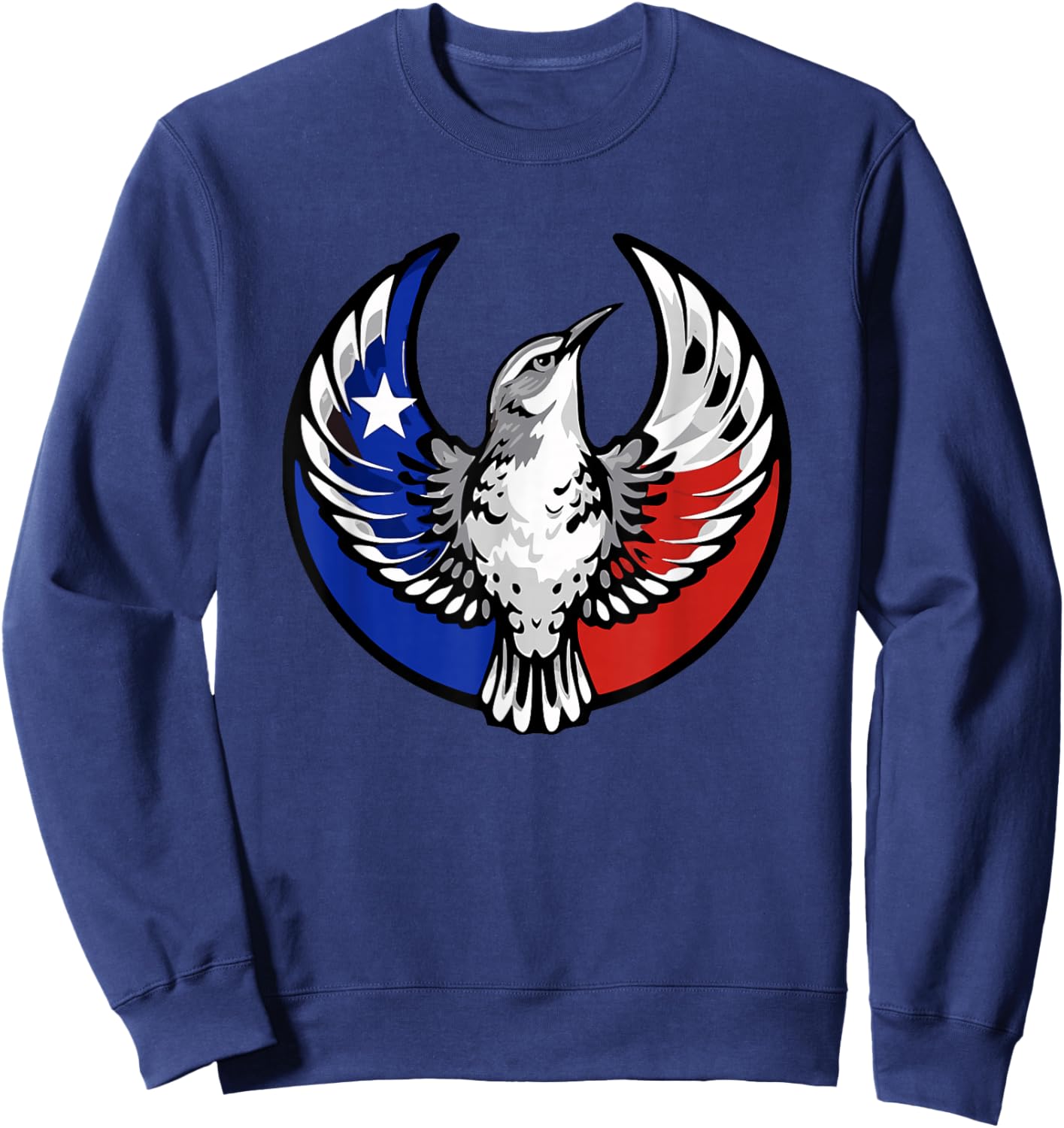 TX Rebel Bird Alliance No Kings Sweatshirt - Sweatshirt | Navy