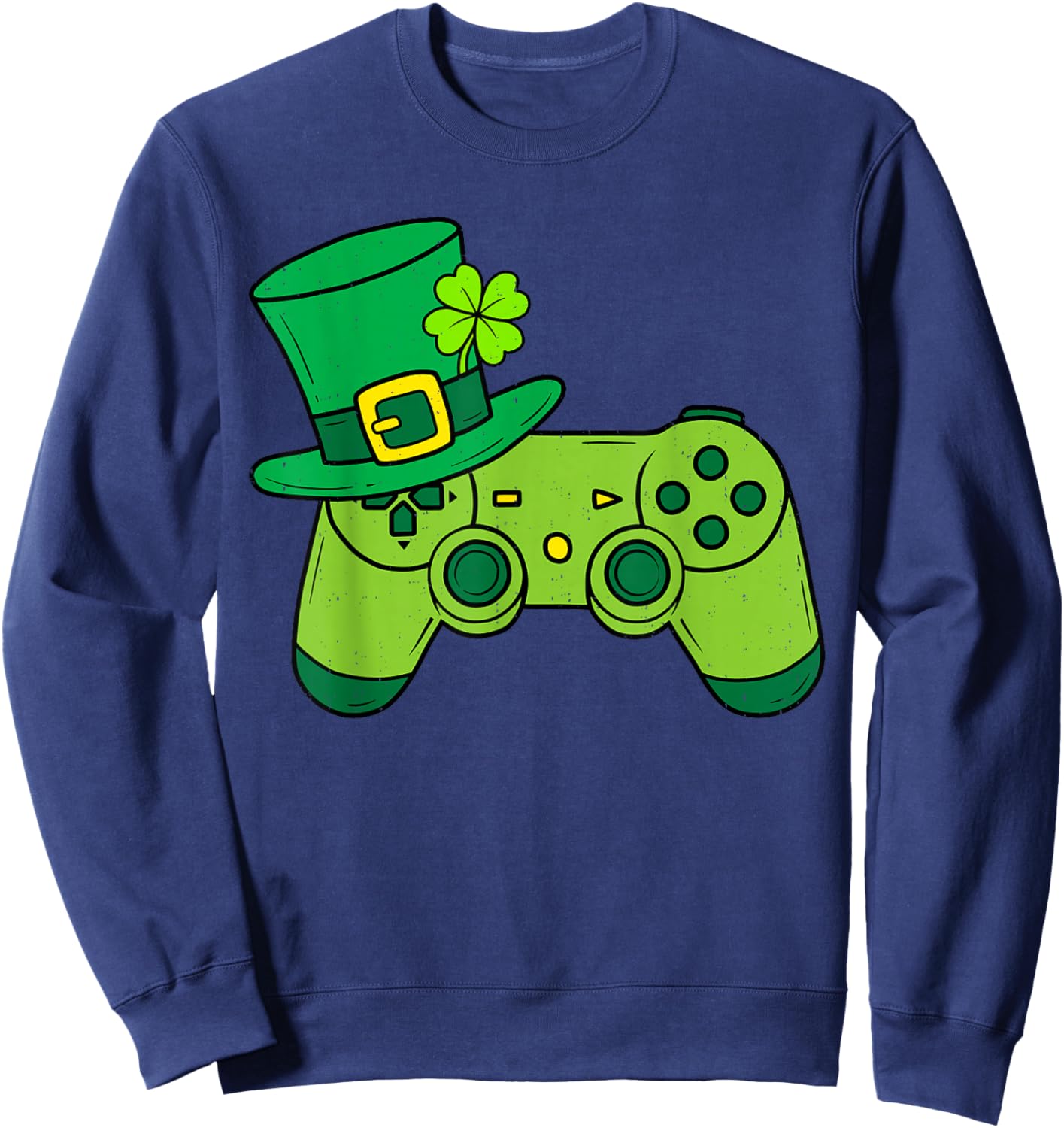 Video Game Irish Gamer St Patricks Day Men Teens Youth Boys Sweatshirt - Sweatshirt | Navy