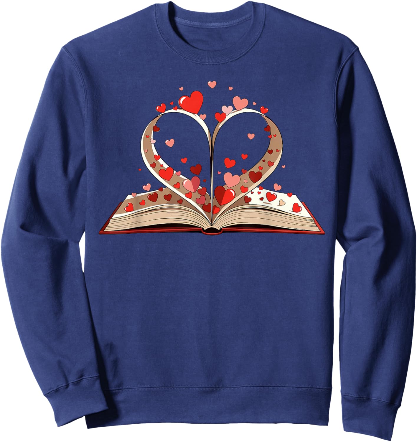 ELA English Teacher Valentine Grammar Love Heart Sweatshirt - Sweatshirt | Navy