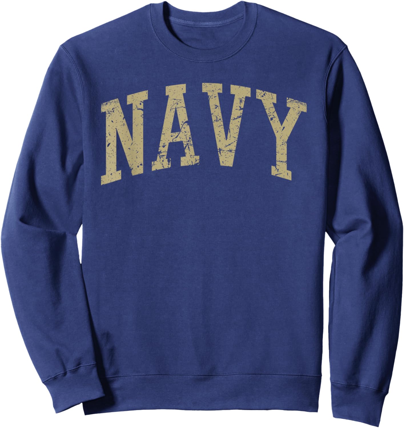 Navy - Throwback Design - Vintage Worn Classic Sweatshirt - Sweatshirt | Navy