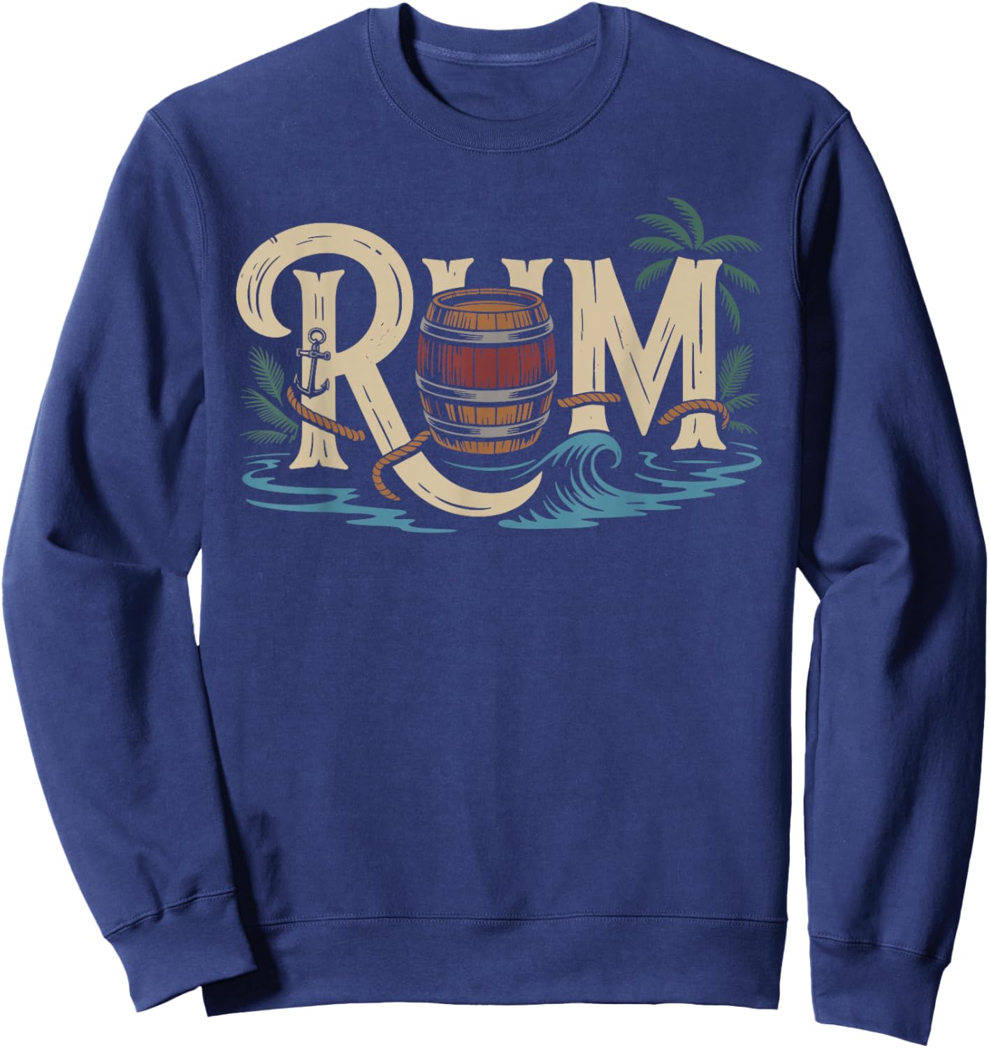 Rum for Rum Drinkers Halloween Couples Costume Cola Sweatshirt - Sweatshirt | Navy