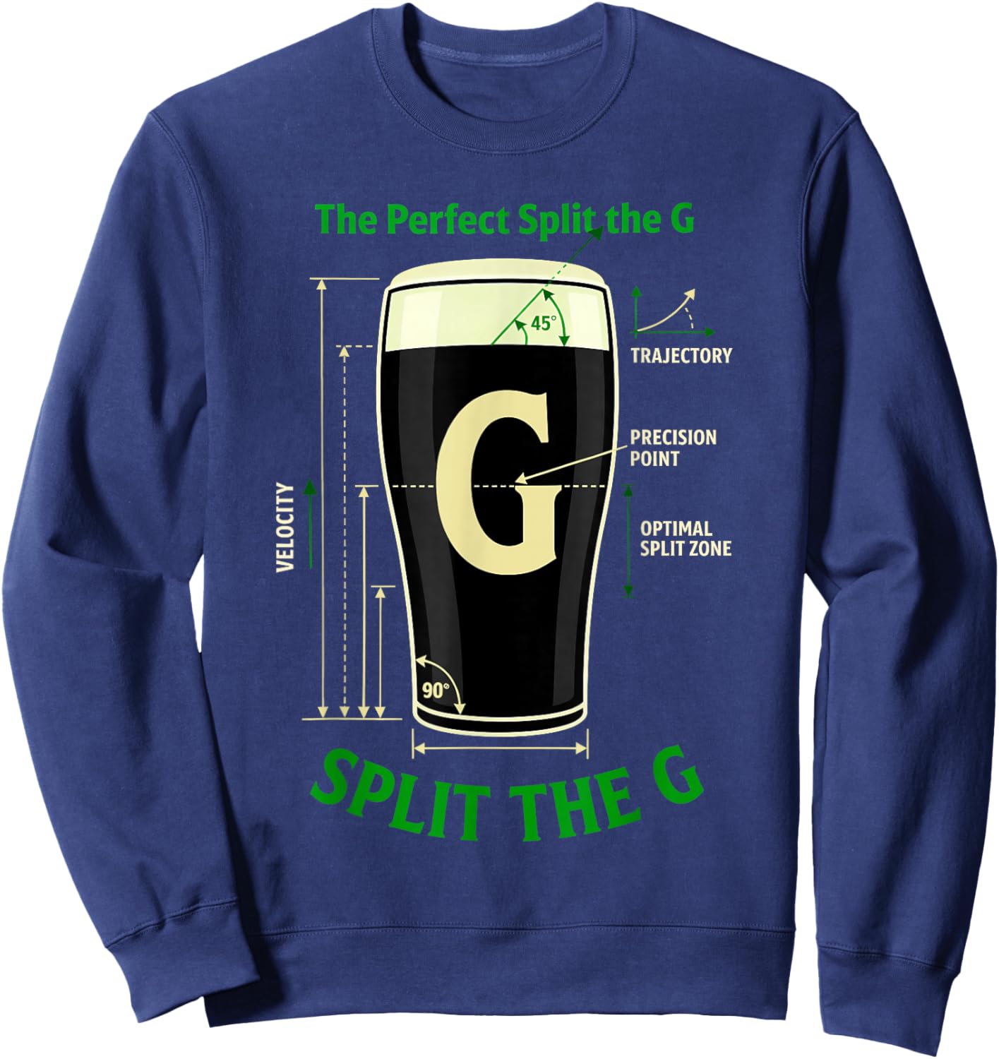 T-Shirt Sweatshirt - Sweatshirt | Navy