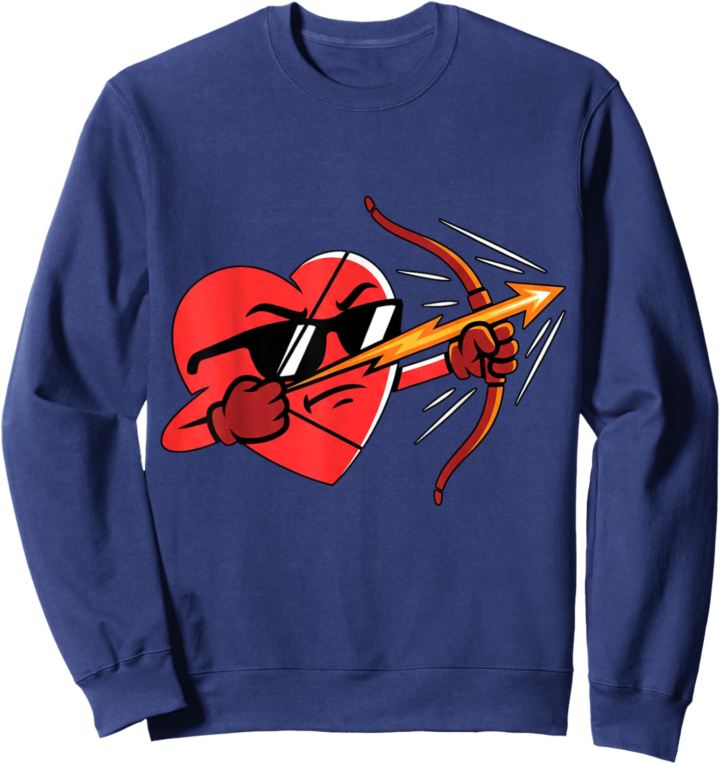 Archery Valentines Day Sweatshirt - Sweatshirt | Navy