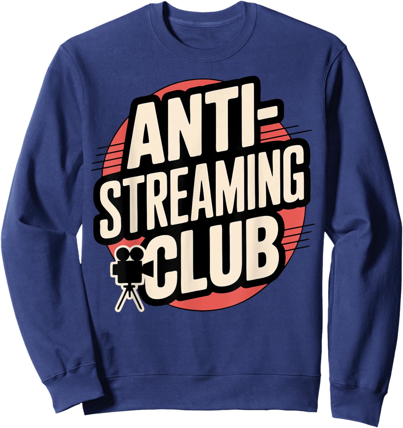 Funny Cinema Theater Movie Lover Sweatshirt - Sweatshirt | Navy