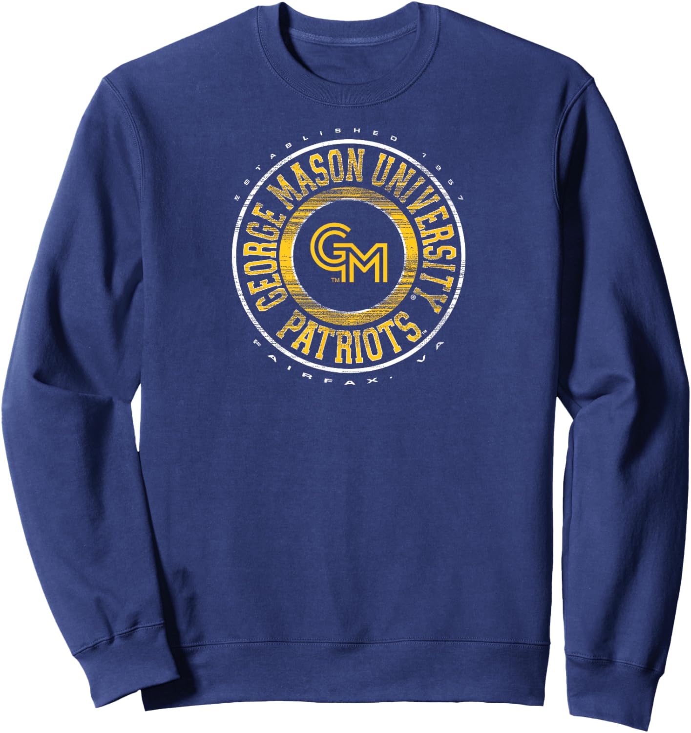 George Mason Patriots Showtime Green Officially Licensed Sweatshirt - Sweatshirt | Navy