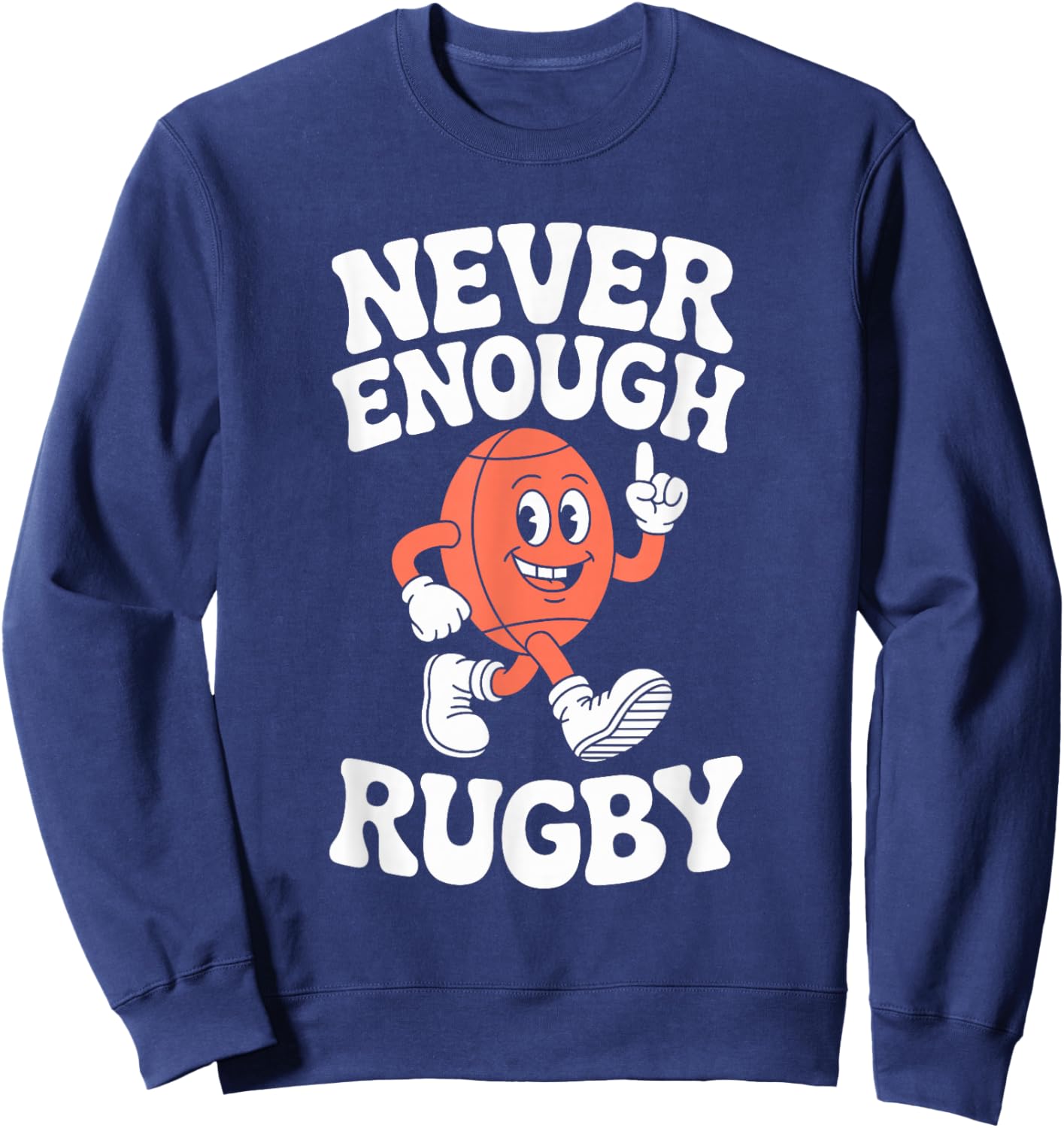 Funny Rugby Retro Sweatshirt - Sweatshirt | Navy