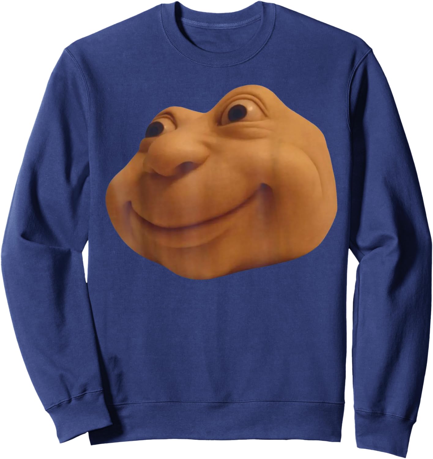 007n7-Trendy-Halloween-Meme-and-Funny-Costume Sweatshirt - Sweatshirt | Navy
