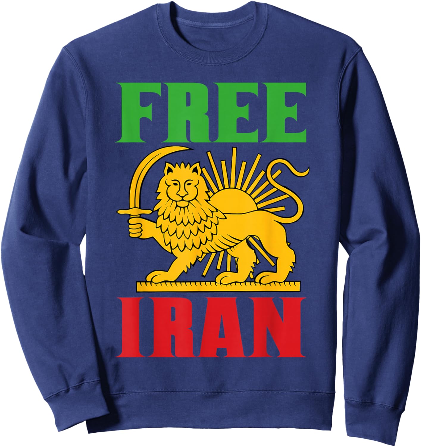 Freedom Lion Global Justice Sweatshirt - Sweatshirt | Navy
