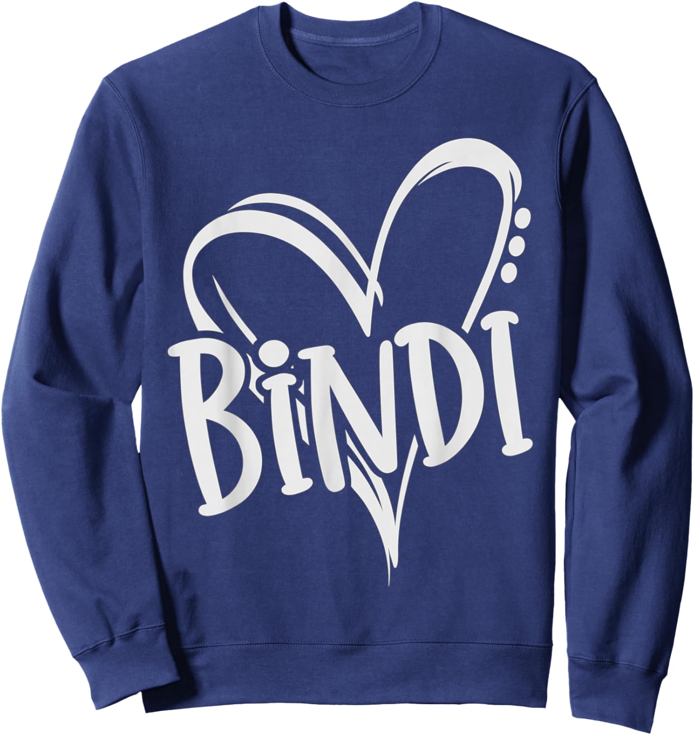 Isibindi Heart Bindi Spirit – Green School Pride Design Sweatshirt - Sweatshirt | Navy