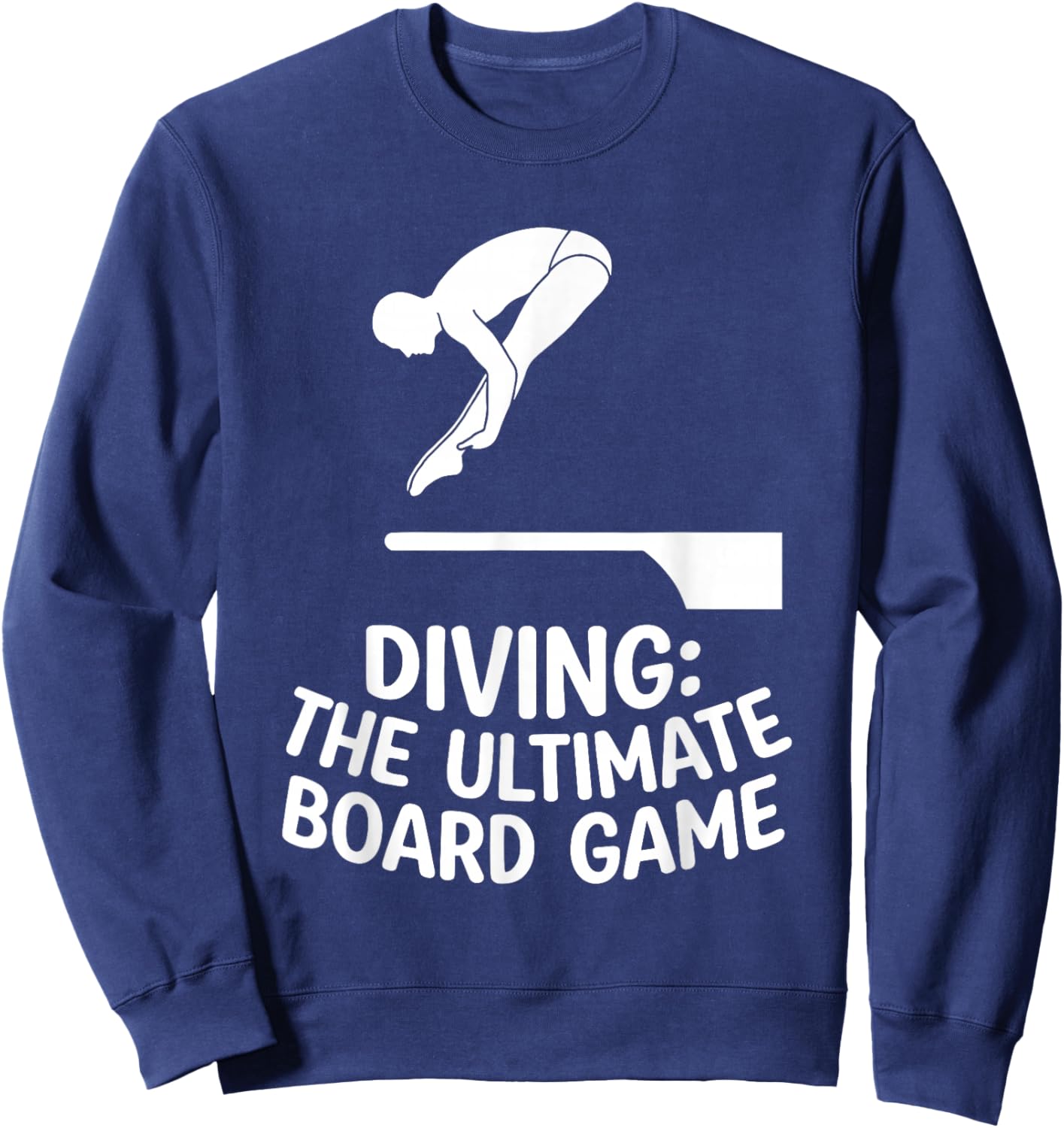 Diving The Ultimate Board Game Funny Design Sweatshirt - Sweatshirt | Navy