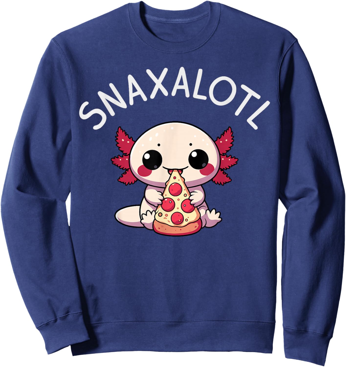 Axolotl, Kawaii Sweatshirt - Sweatshirt | Navy