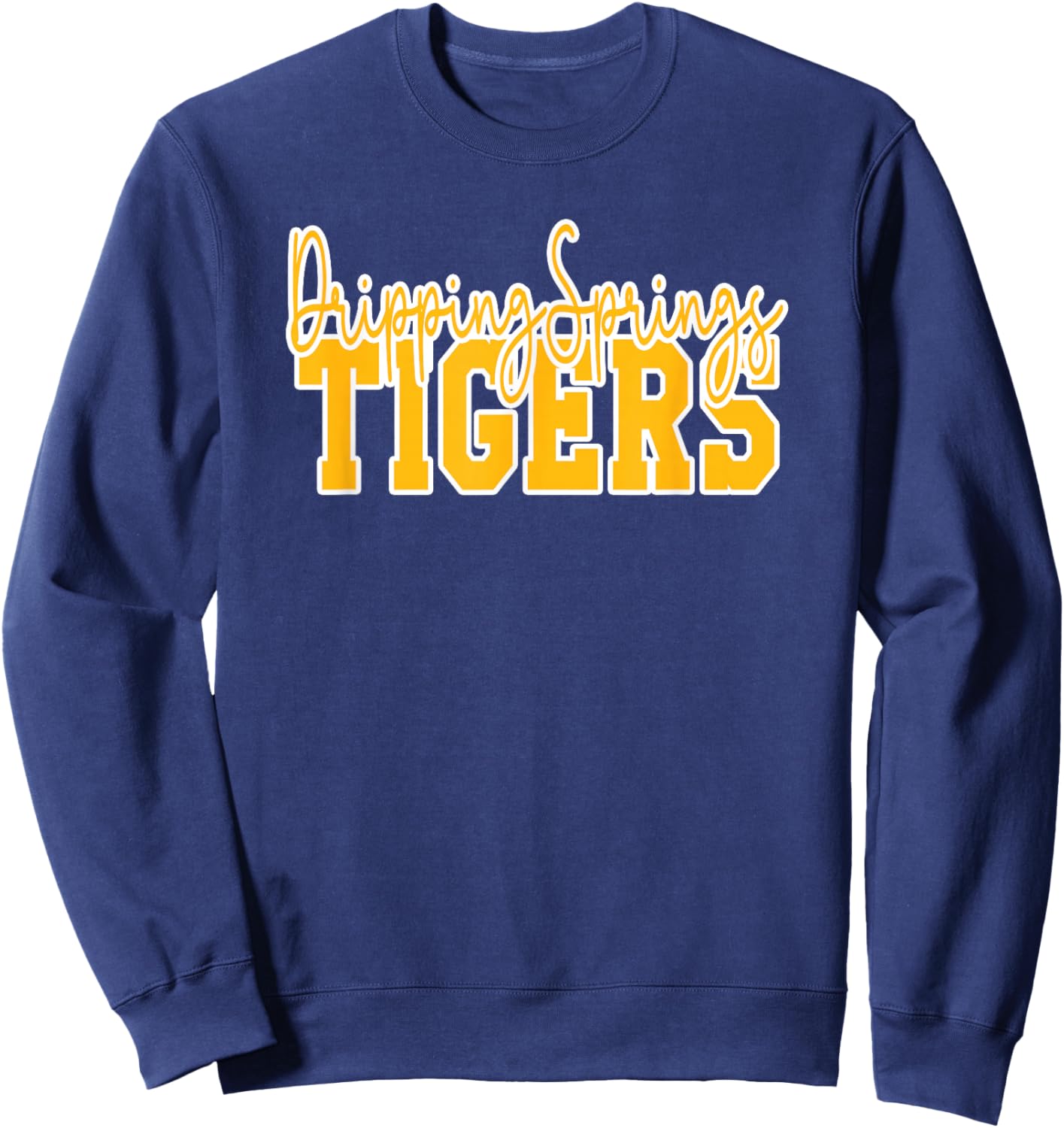Dripping Springs High School Tigers Sweatshirt - Sweatshirt | Navy