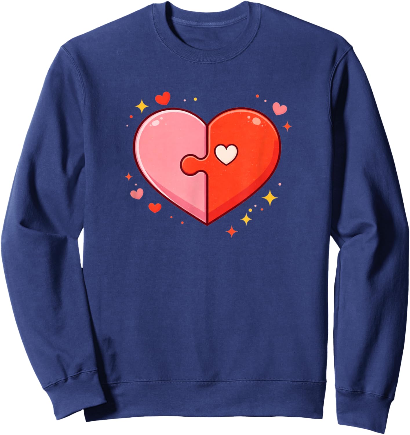 You Complete Me Valentine Sweatshirt - Sweatshirt | Navy
