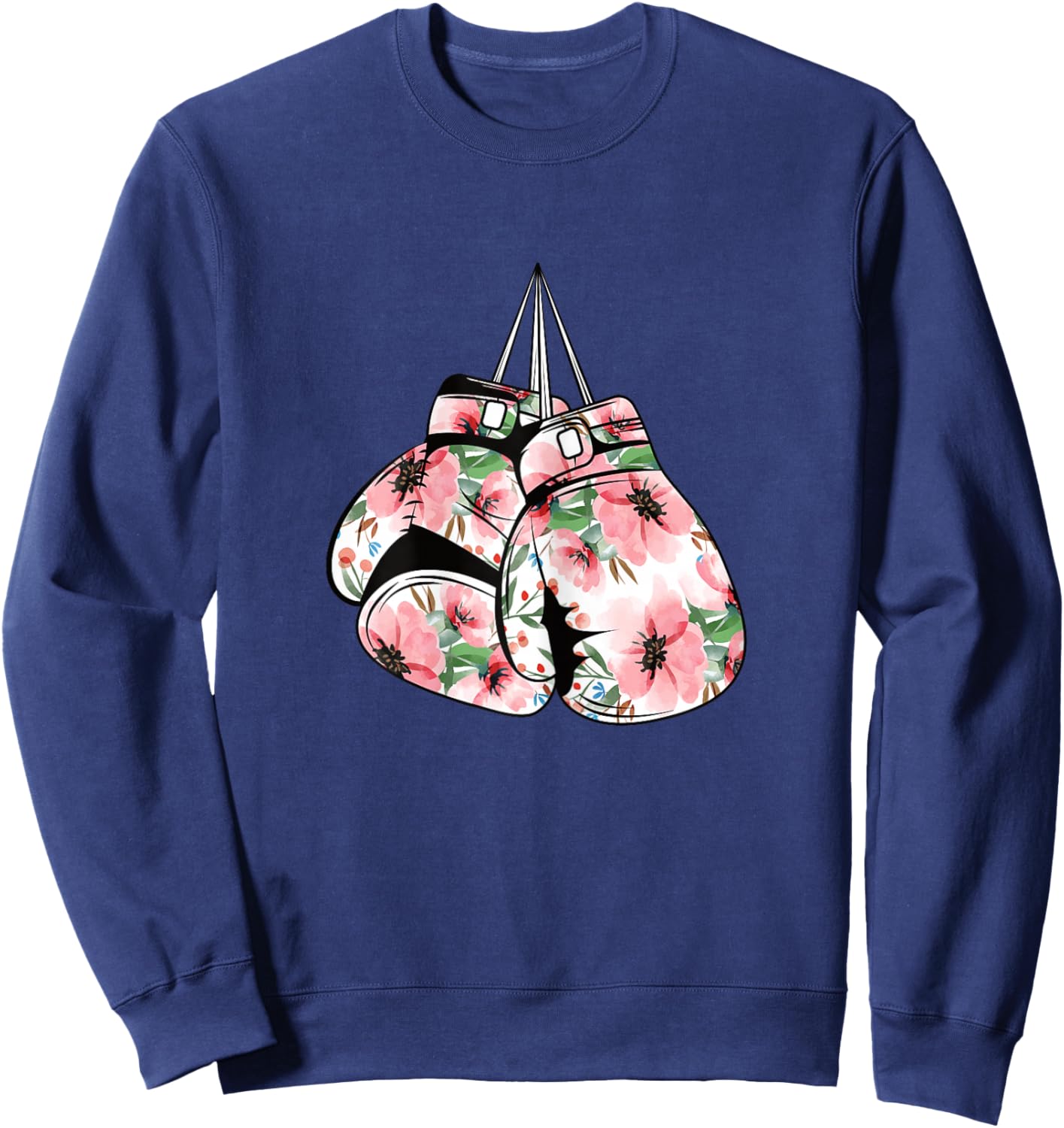 Boxing Gloves Cute Boxer Women Girls Sweatshirt - Sweatshirt | Navy