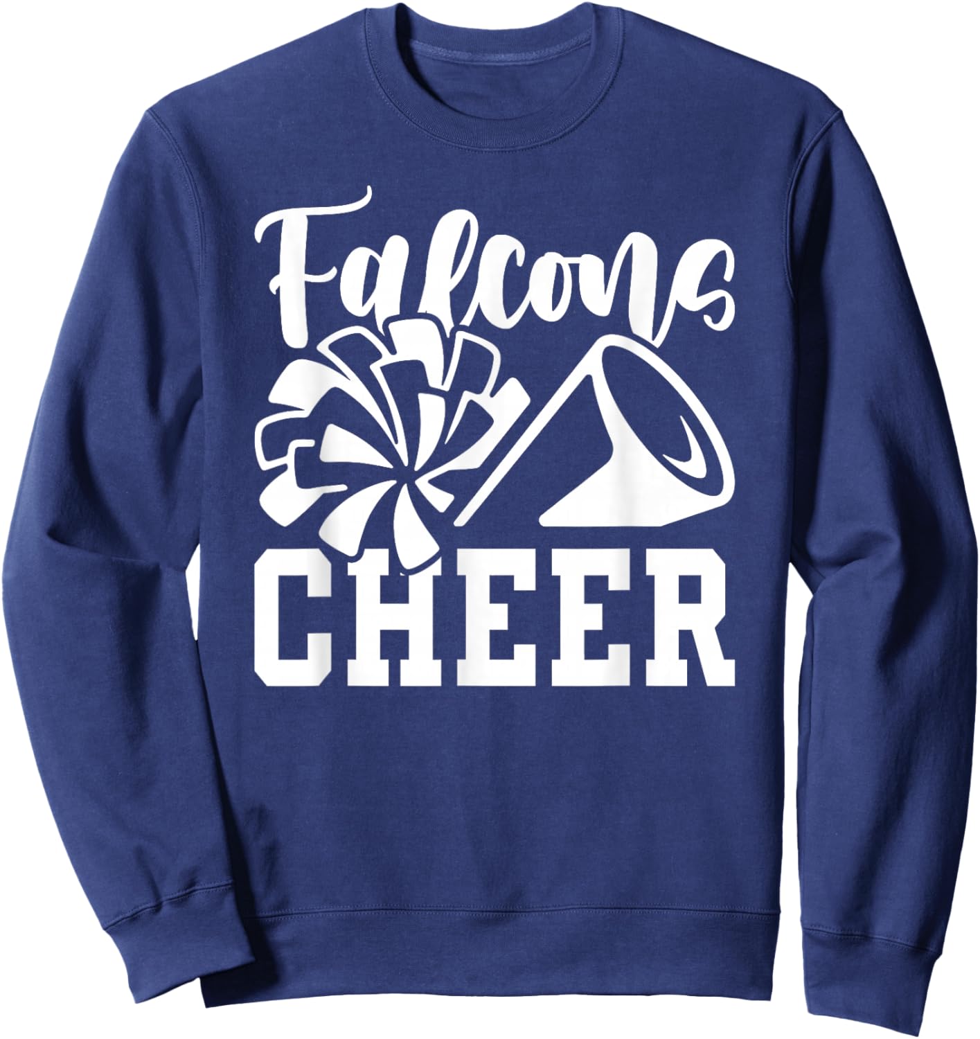 Cheer Falcons Back to School Spirit Sweatshirt - Sweatshirt | Navy