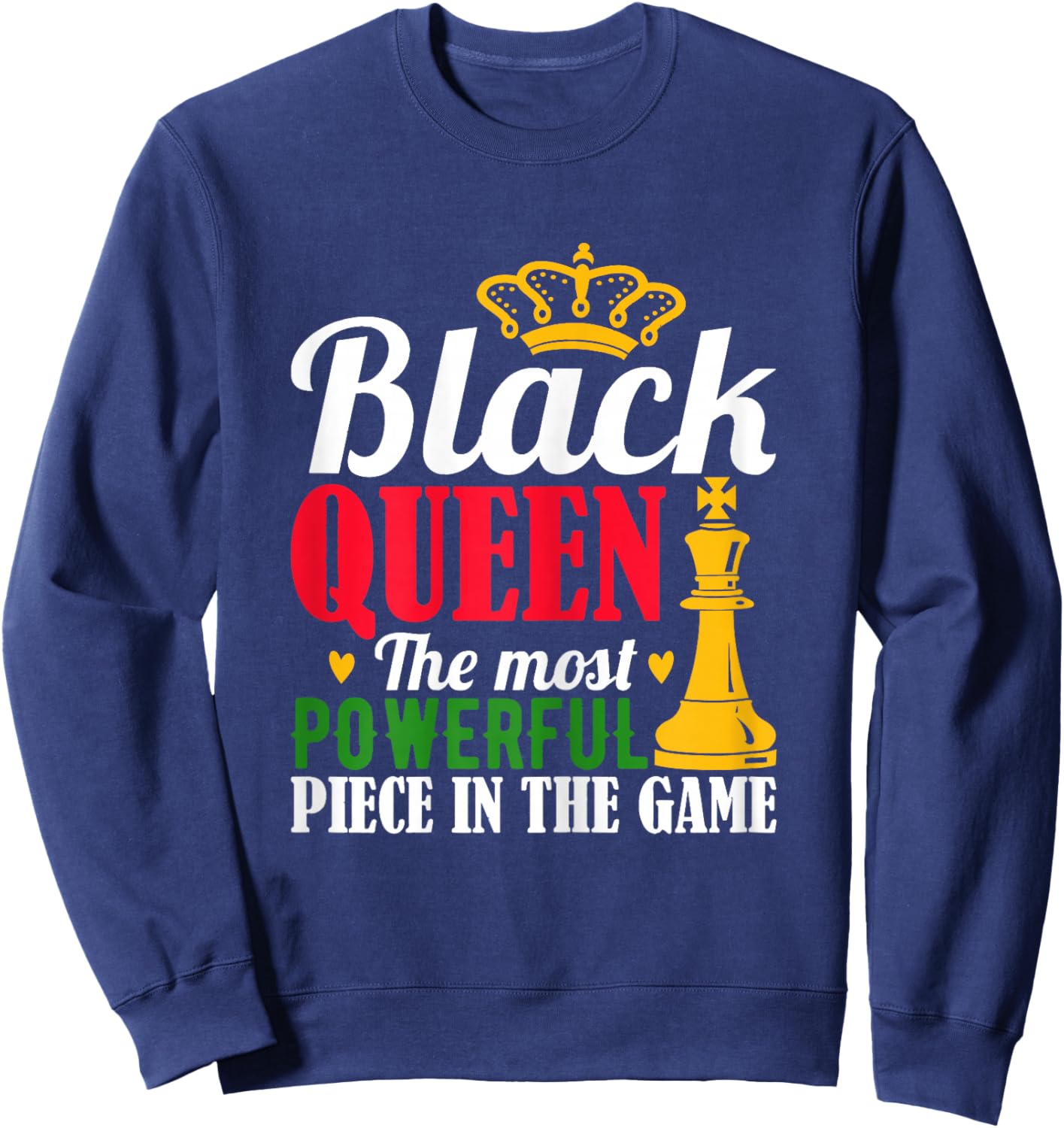Black History for Black Queen Women Black History Month Sweatshirt - Sweatshirt | Navy