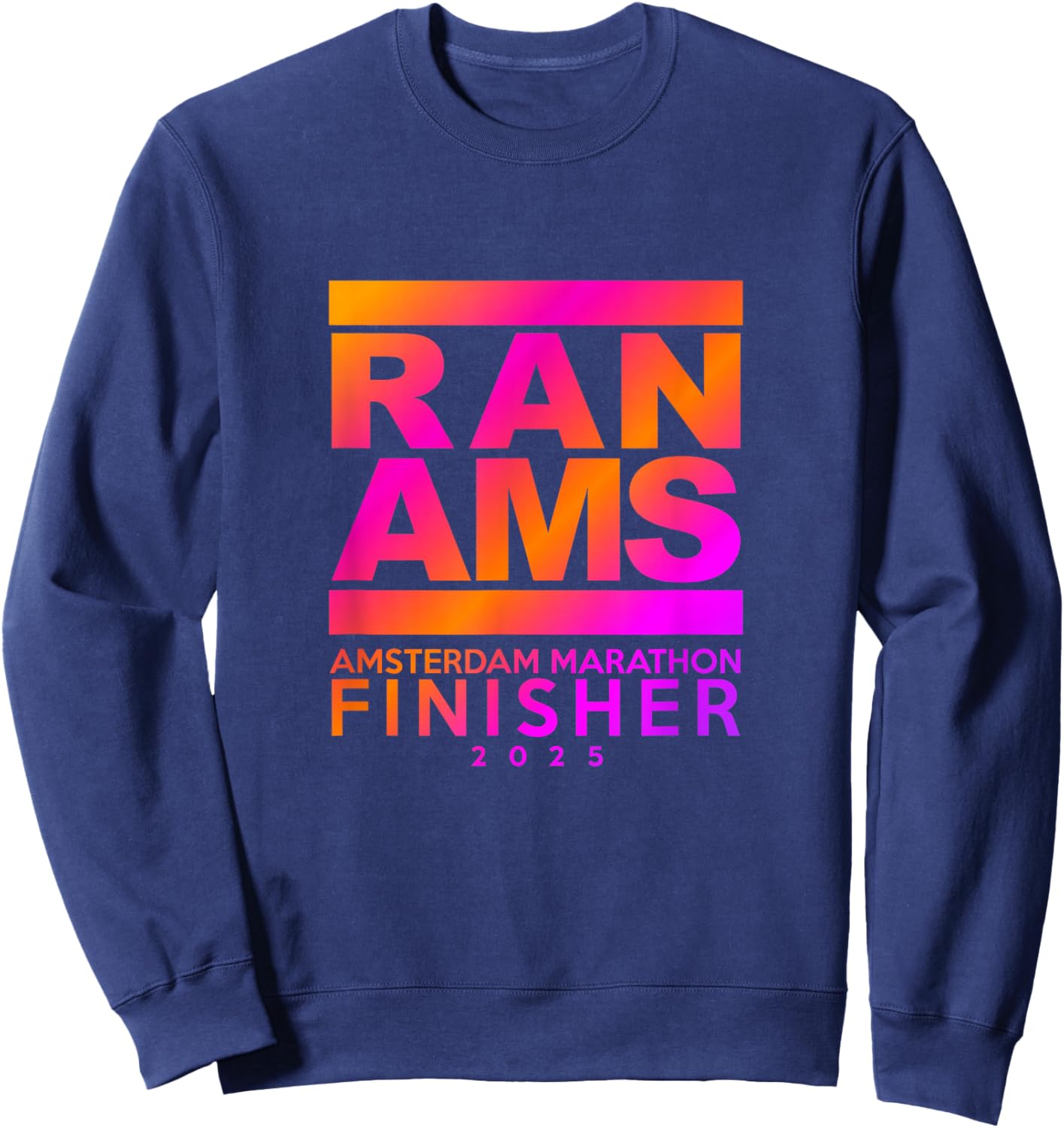 Marathon Amsterdam 2025 Finisher Sweatshirt - Sweatshirt | Navy