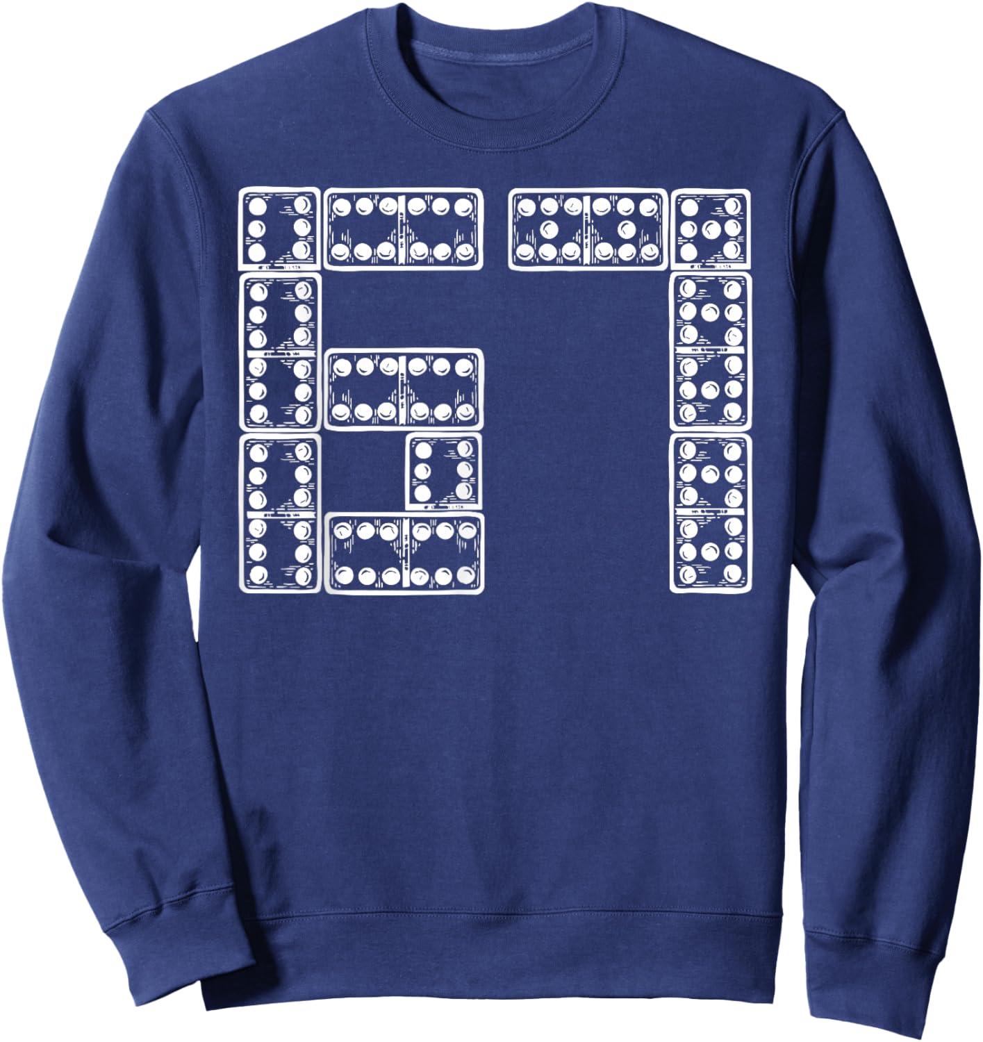 67 Meme Dice Funny Six Seven Domino Kids Boys Teens Men Sweatshirt - Sweatshirt | Navy