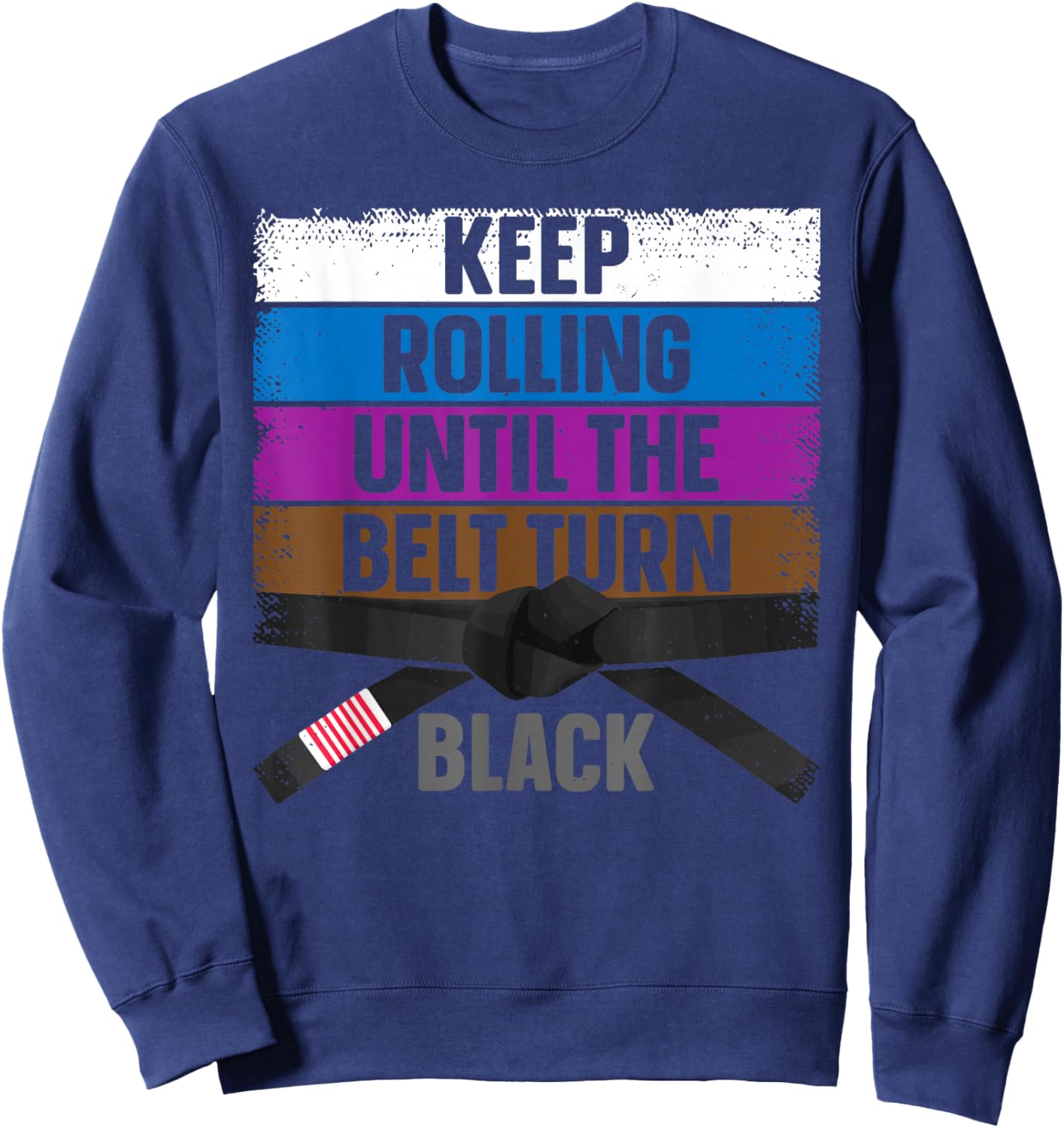 Jiu Jitsu Design Women Kids BJJ Brazilian Jiu Jitsu Sweatshirt - Sweatshirt | Navy