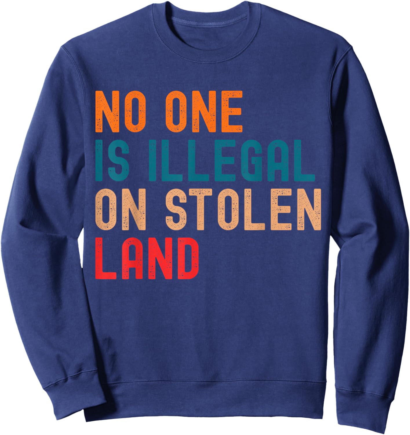 First Generation American Immigrant Sweatshirt - Sweatshirt | Navy