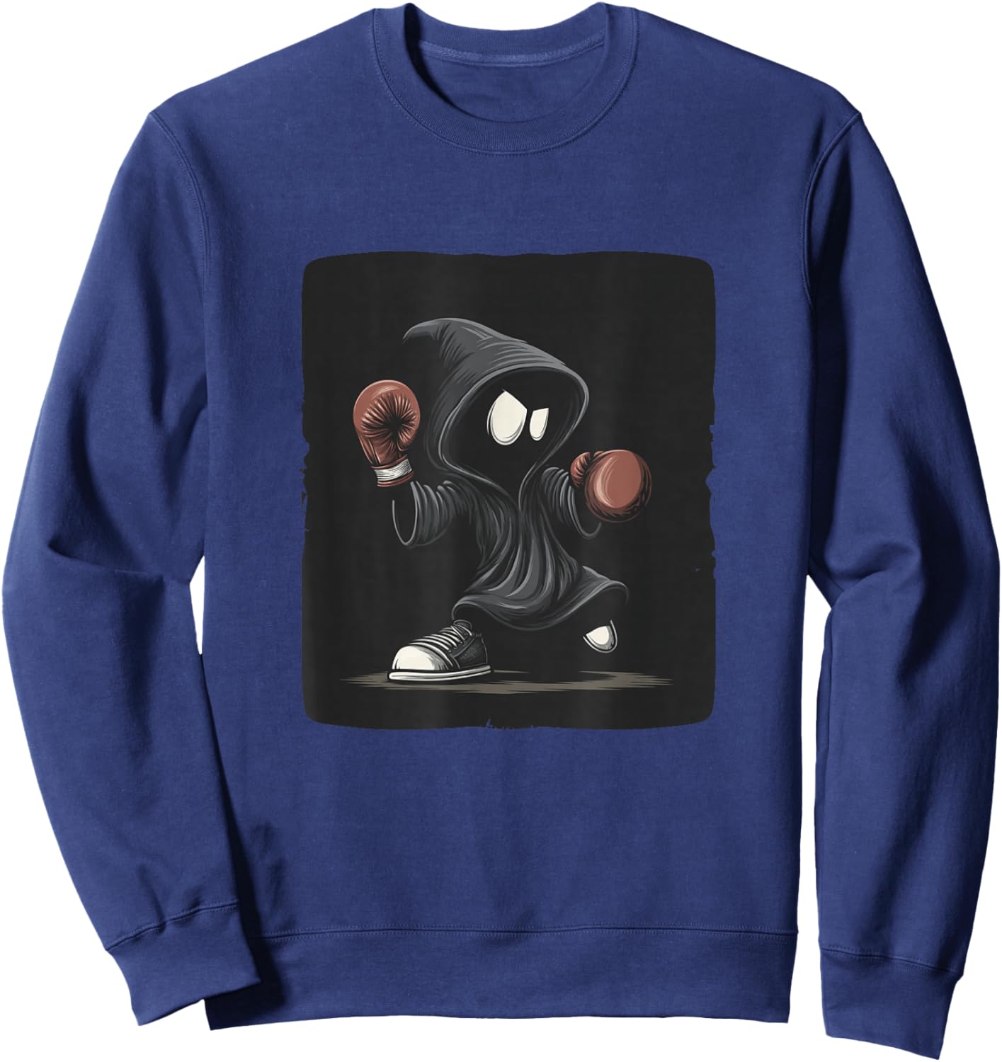 Cool Shadow Boxing Grim Reaper Costume Sweatshirt - Sweatshirt | Navy