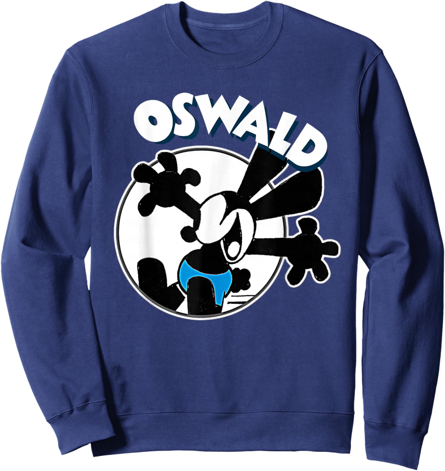 Oswald Rabbit Vintage Cartoon Sweatshirt - Sweatshirt | Navy