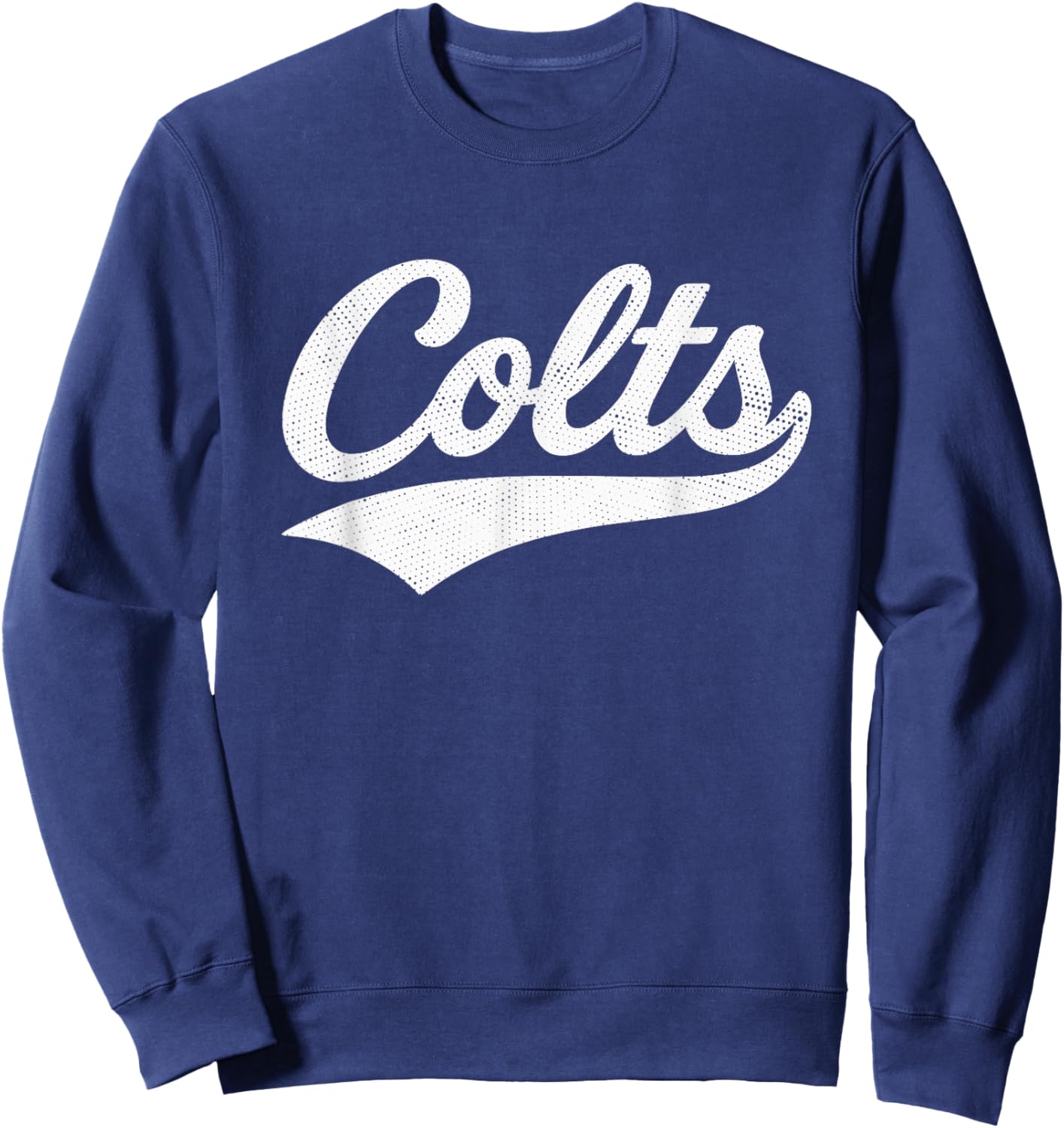 Colts Name Vintage Retro Men Women Kids Girls Sweatshirt - Sweatshirt | Navy