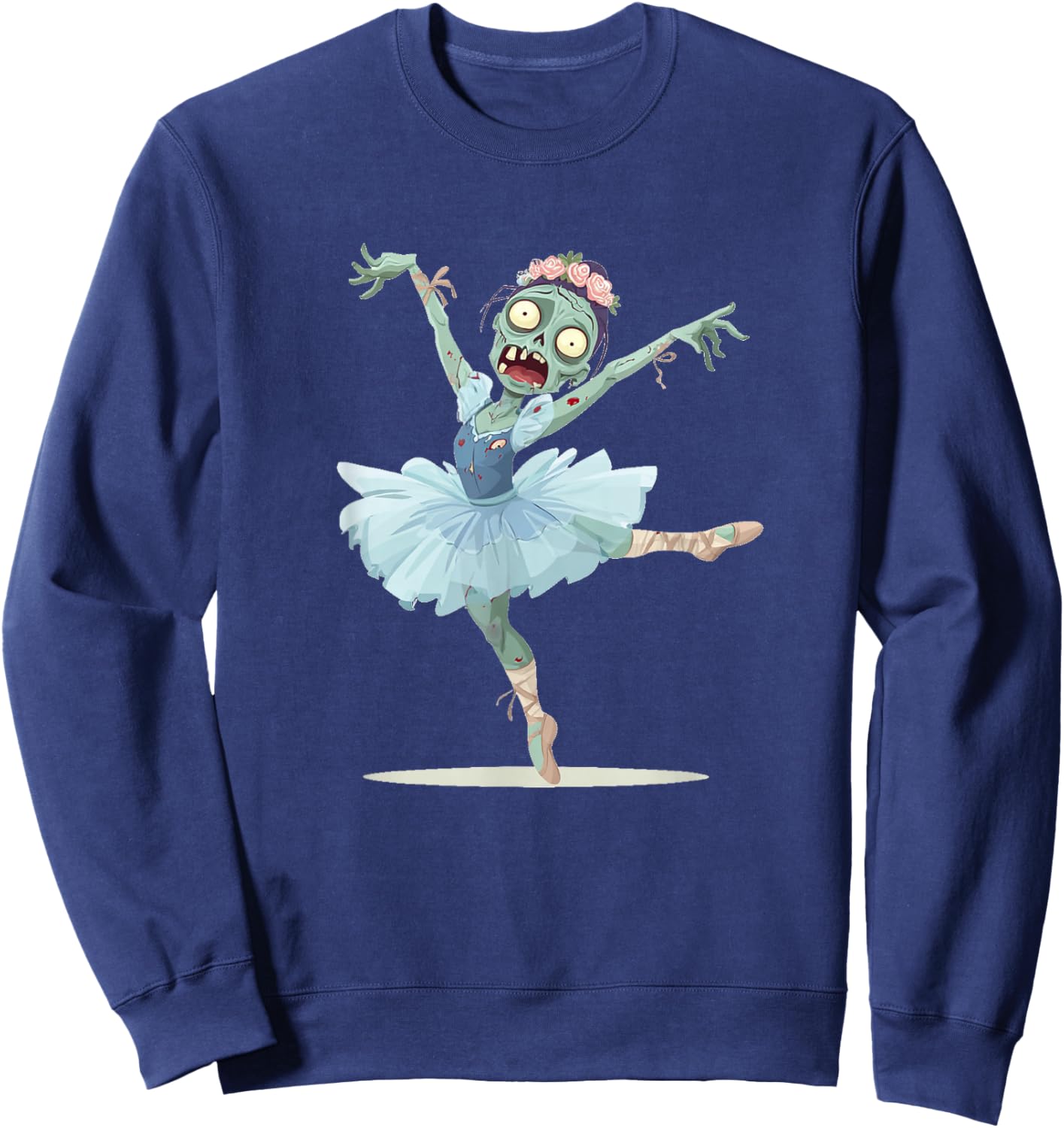 Pretty Ballerina Zombie Costume Sweatshirt - Sweatshirt | Navy