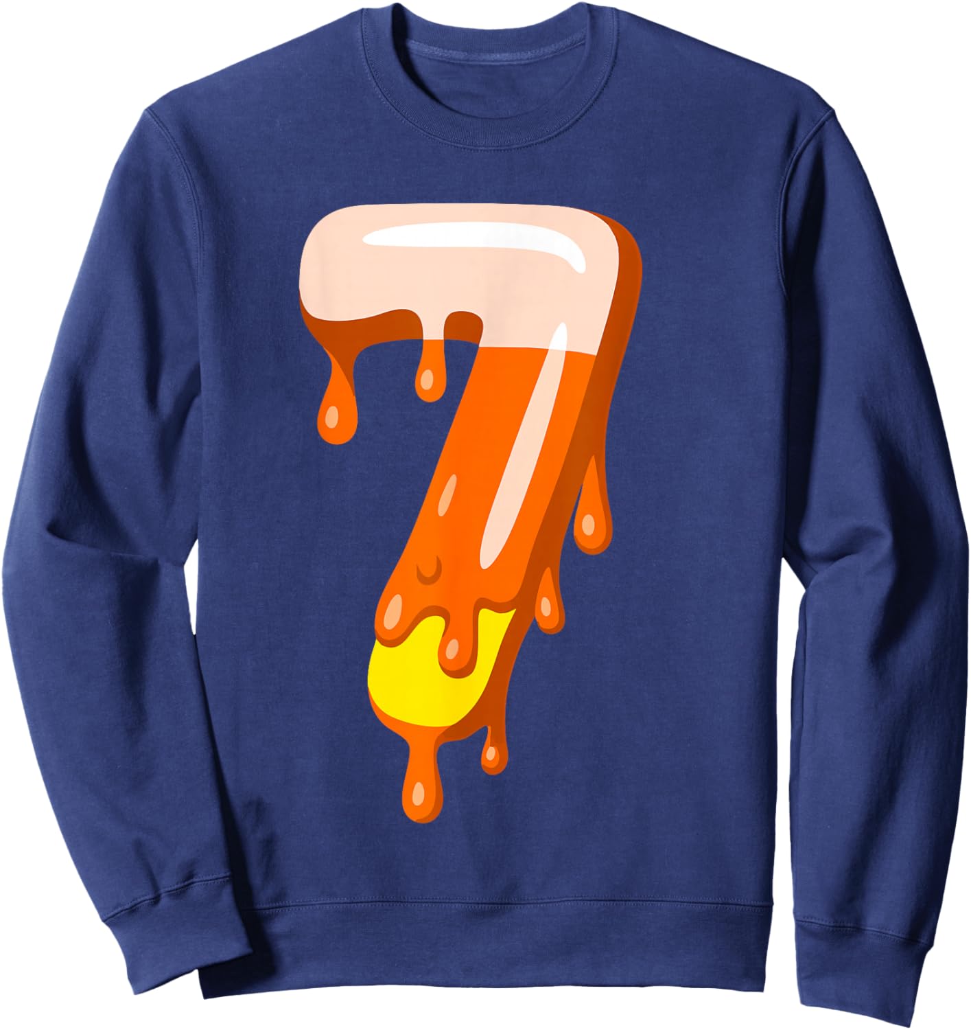 Six Seven Meme Matching Halloween Costume Sweatshirt - Sweatshirt | Navy