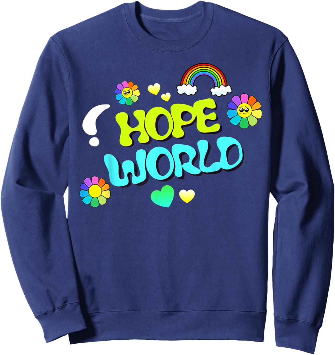 Hope World Sweatshirt - Sweatshirt | Navy