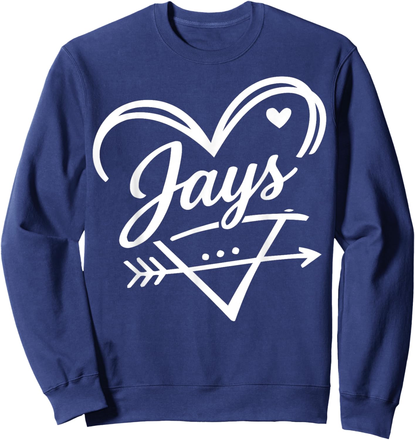 Retro Jays Name Cute Graphic Gift Women Kids Sweatshirt - Sweatshirt | Navy