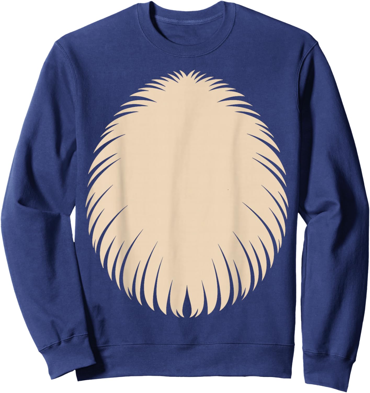 Deer Shirt Adult Kids Men Women Reindeer Belly Costume Sweatshirt - Sweatshirt | Navy