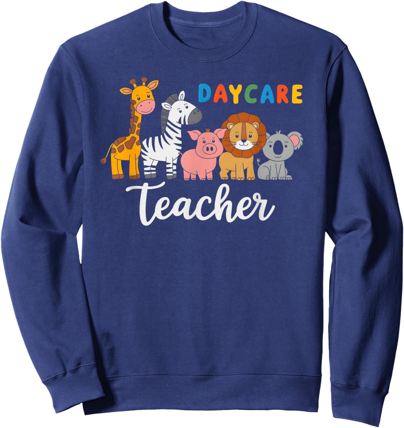 Cute Daycare Teacher Staff Tantrum Manager Toddler My Sweatshirt - Sweatshirt | Navy