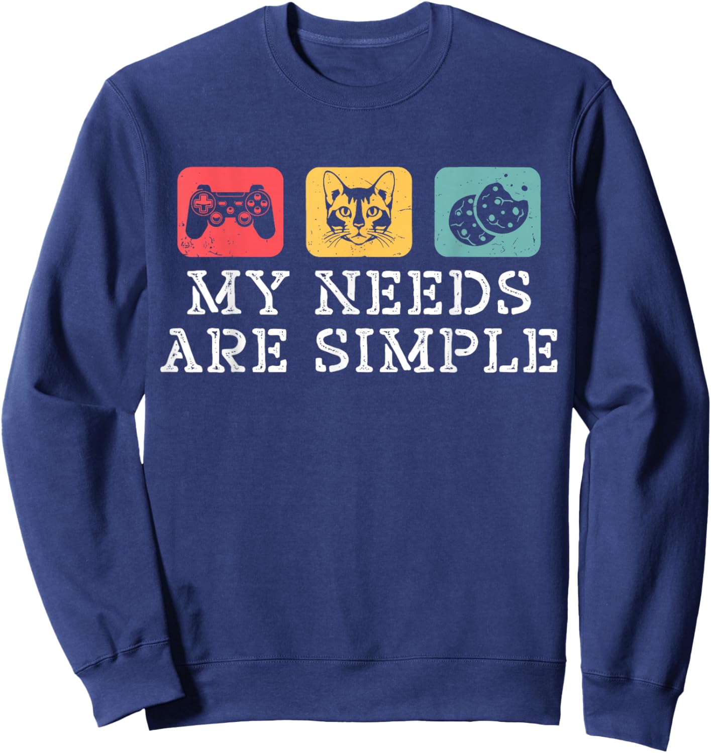 T-Shirt Sweatshirt - Sweatshirt | Navy