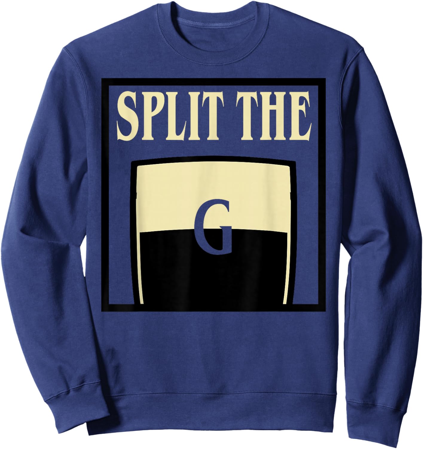 Split The G Sweatshirt - Sweatshirt | Navy