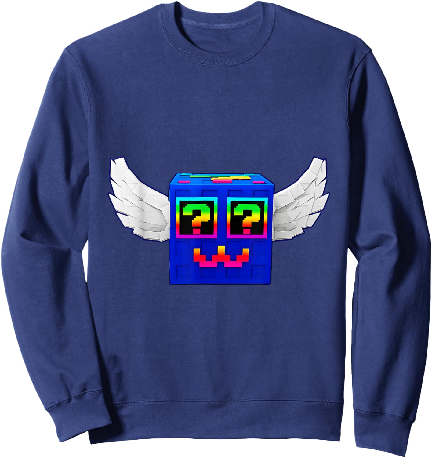Steal a Brainrot God Lucky Block 4 brainrots Inside Lox Game Sweatshirt - Sweatshirt | Navy