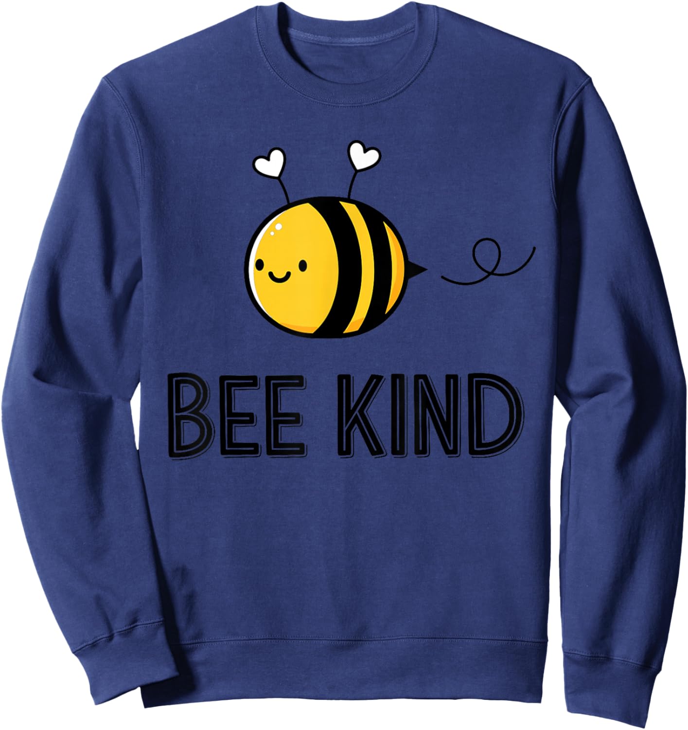 Bee Kind Shirt Kids, Cute Be Kind Kindness Sweatshirt - Sweatshirt | Navy