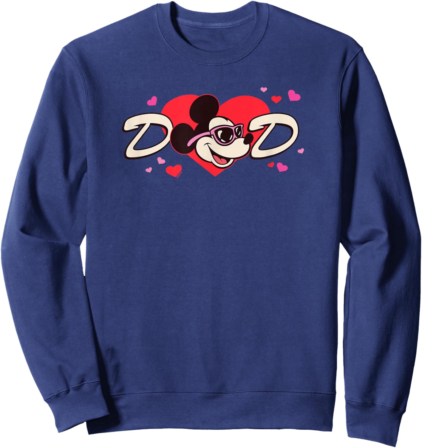 Disney Valentine's Day Dad Gift Family Matching Trip Sweatshirt - Sweatshirt | Navy
