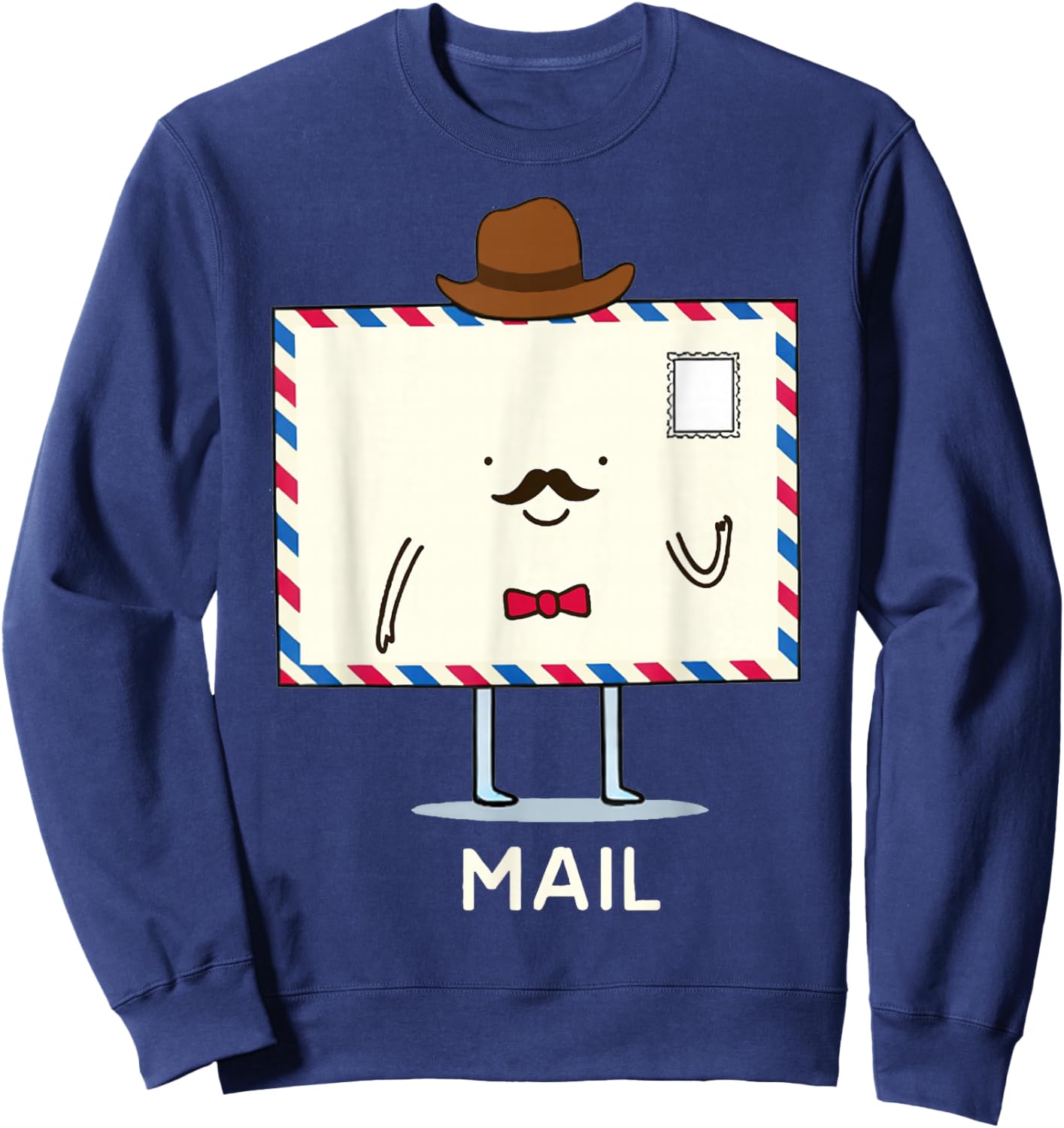 Funny Valentines Couple Matching Mail Fe-Mail Humor Joke Pun Sweatshirt - Sweatshirt | Navy