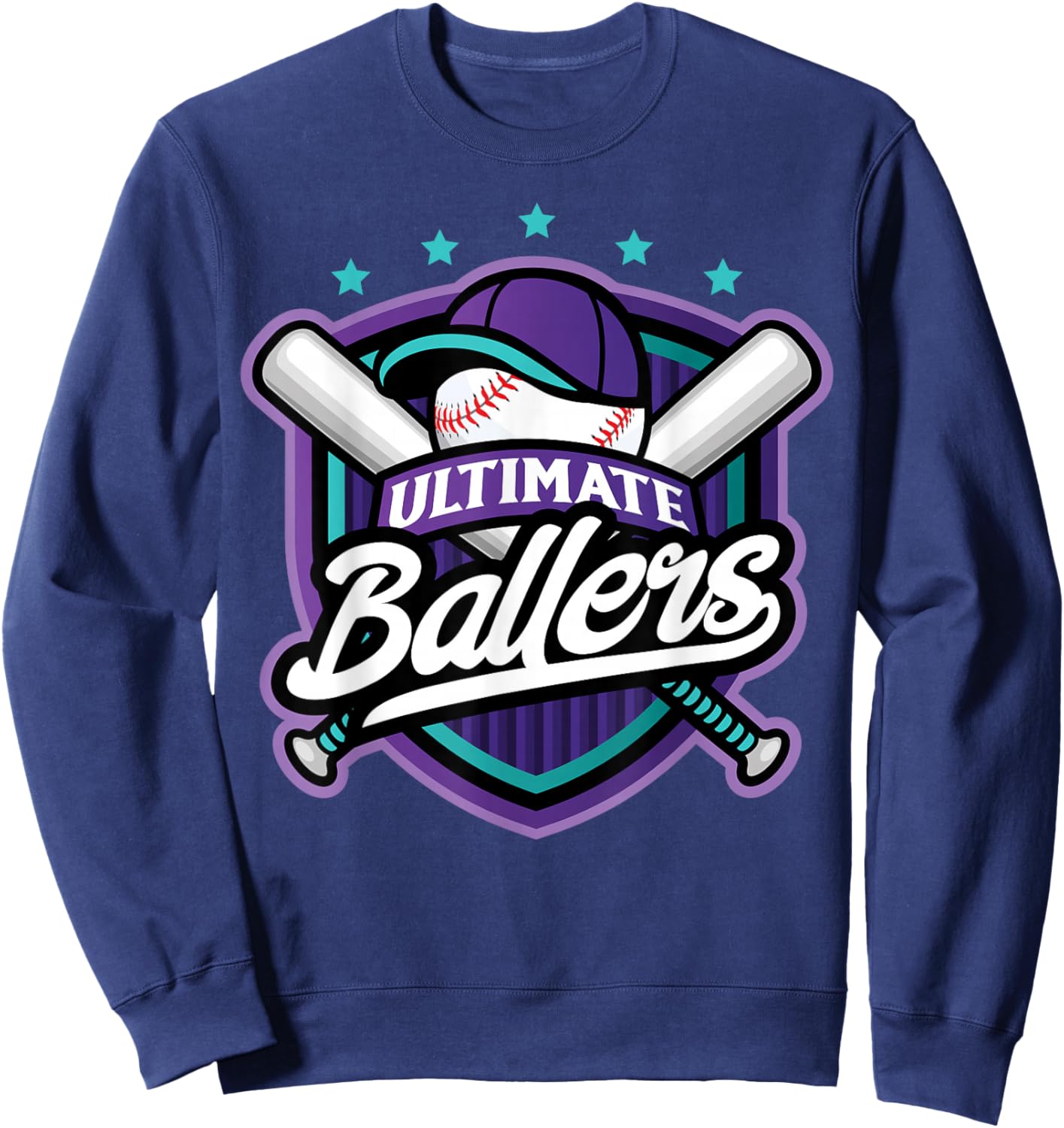 Ultimate Ballers Baseball Sweatshirt - Sweatshirt | Navy