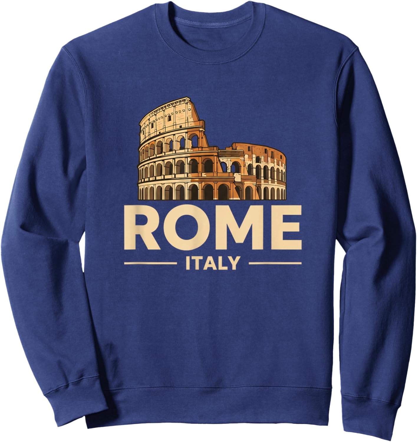 Rome Italy Colosseum Kids Travel Souvenir Sweatshirt - Sweatshirt | Navy