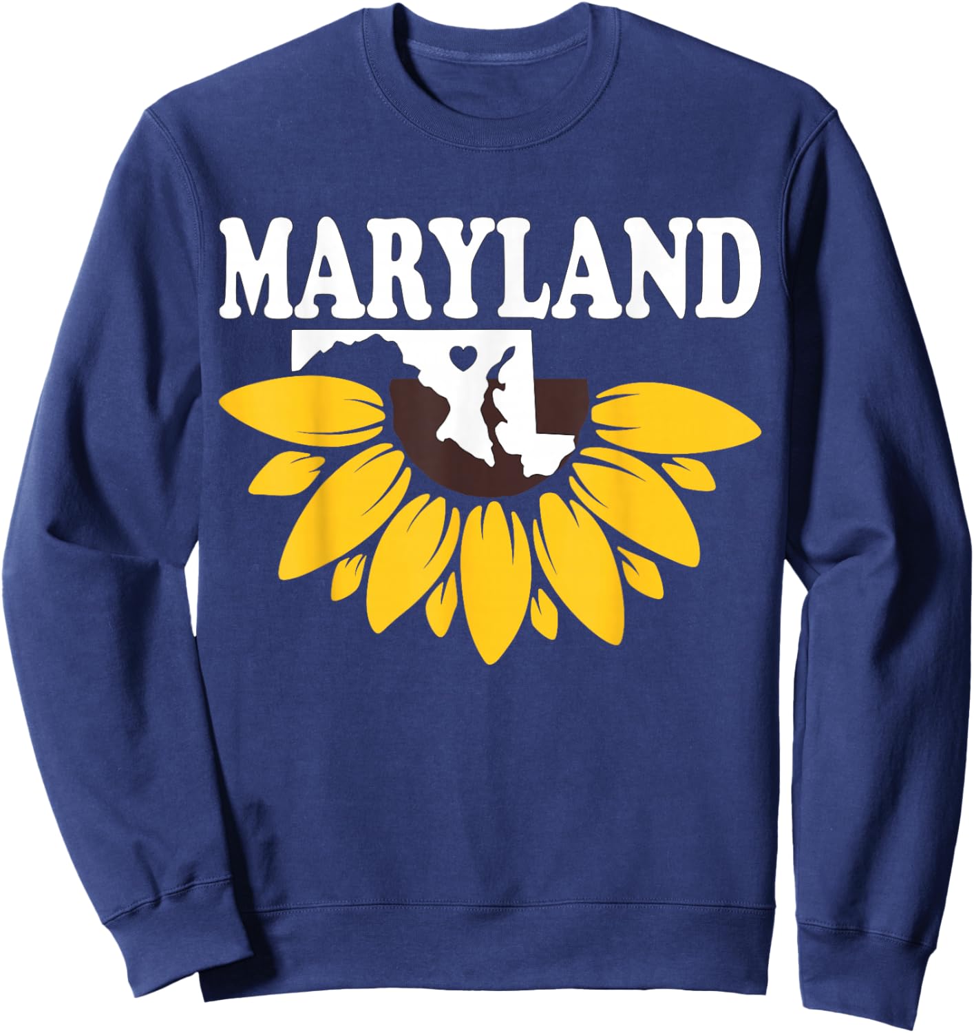 USA American Patriot Kids Boys Girls Maryland Sweatshirt - Sweatshirt | Navy