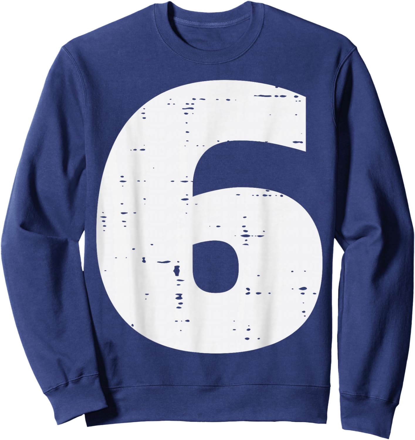 Number 6 Matching 67 Meme Halloween 6th Birthday Kids Boys Sweatshirt - Sweatshirt | Navy