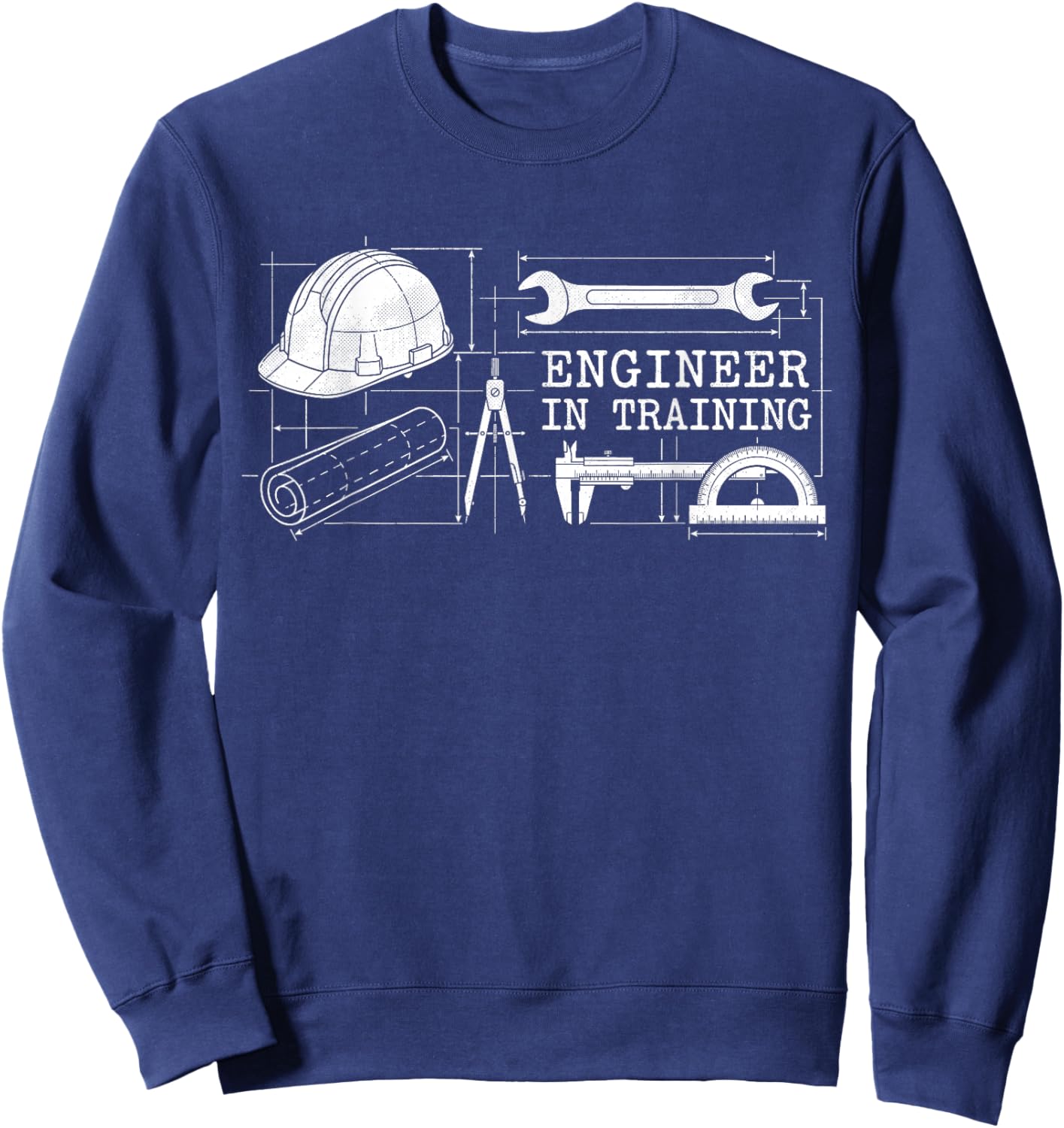 Engineer in Training Future Engineer Engineering Sweatshirt - Sweatshirt | Navy