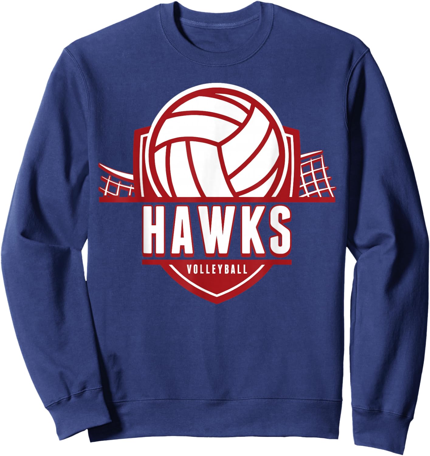 Hawks Volleyball Back to School Spirit M Sweatshirt - Sweatshirt | Navy