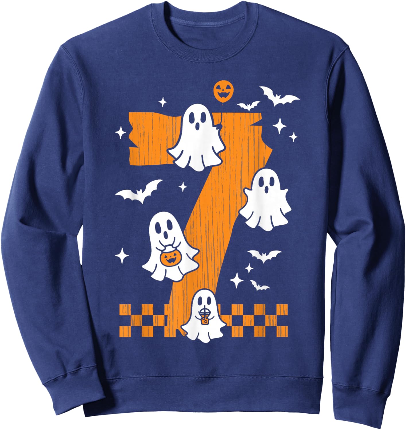 Six Seven 6 7 Meme 6 7 Halloween Costume Couple Sweatshirt - Sweatshirt | Navy