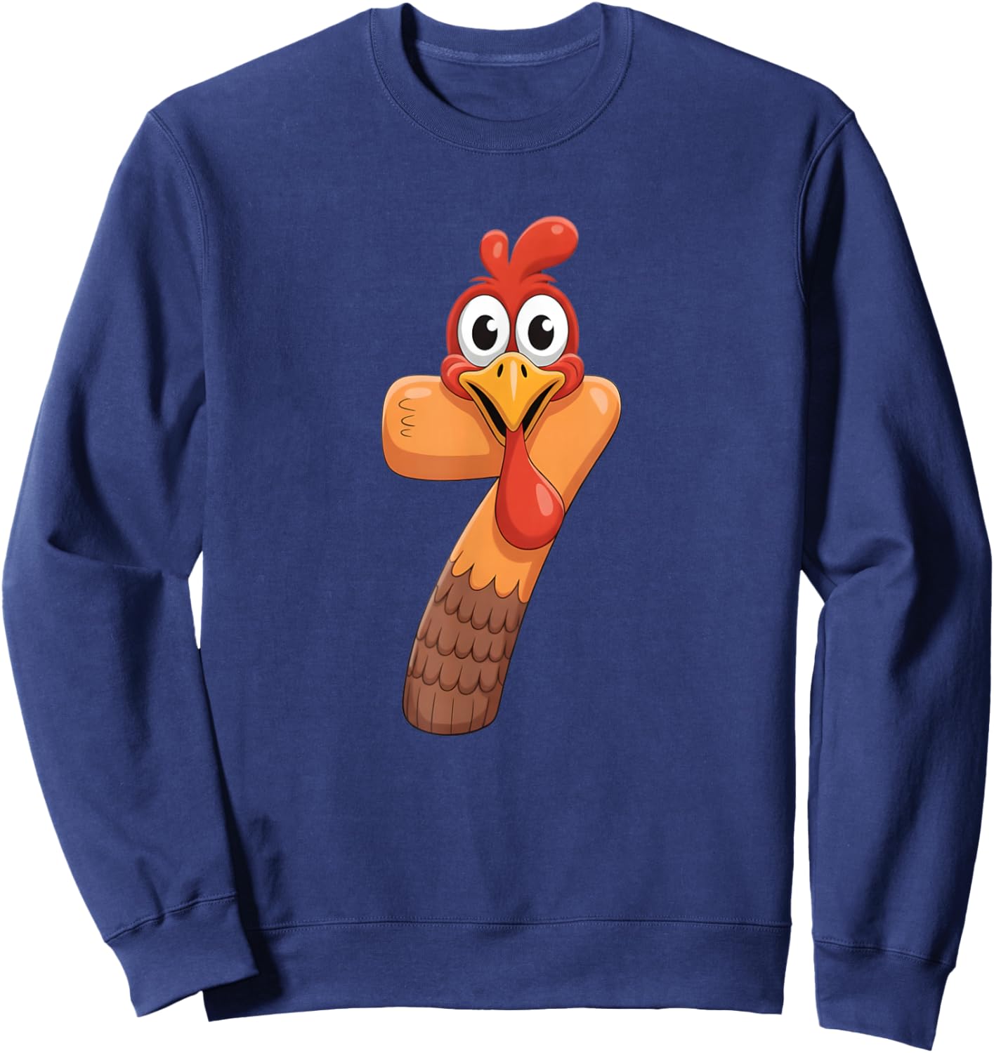 Funny 67 Six Seven Meme Couple Matching Turkey Thanksgiving Sweatshirt - Sweatshirt | Navy