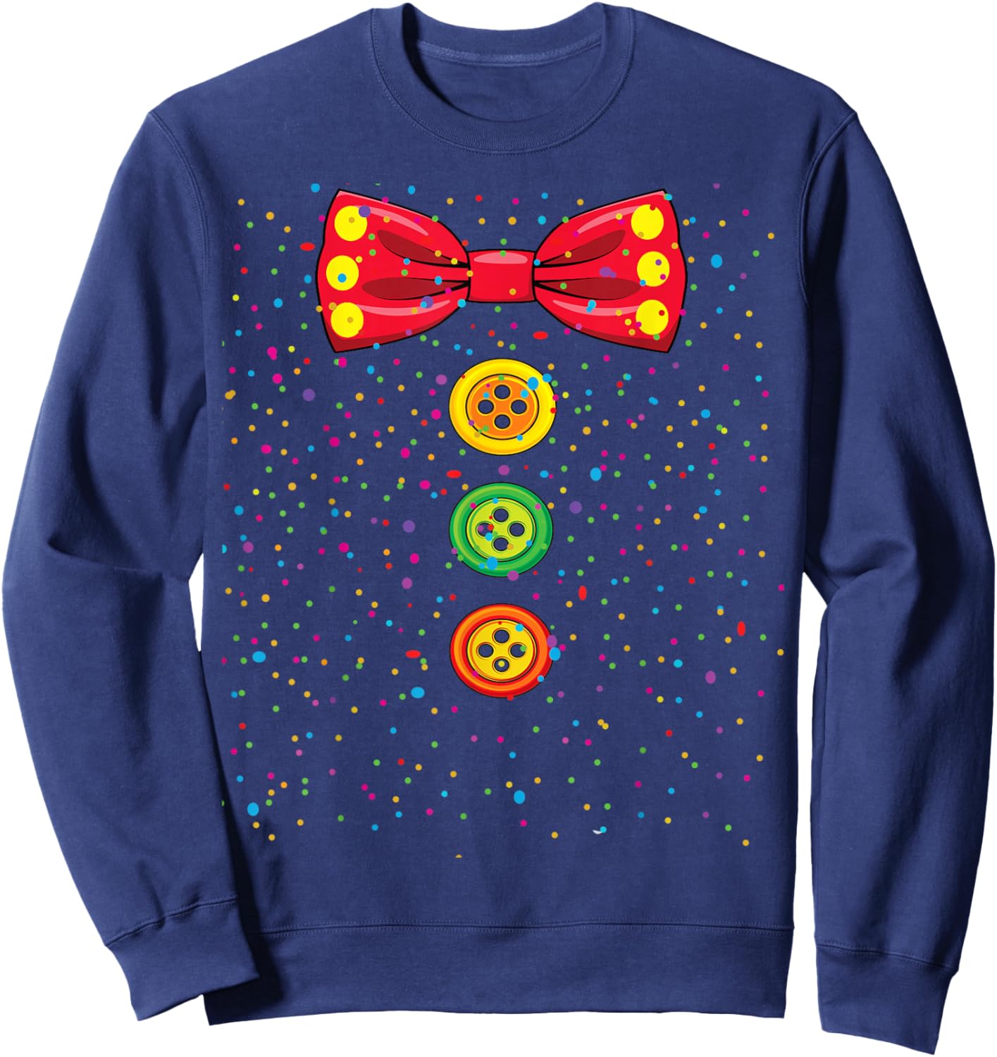 Funny Clown Costumes for Children Carnival Costume Sweatshirt - Sweatshirt | Navy
