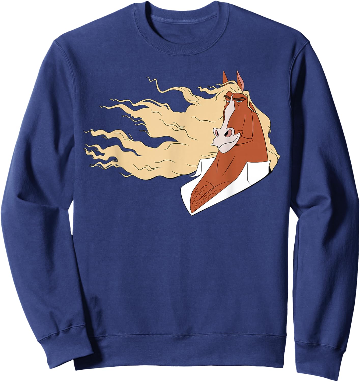 Disney Zootopia 2 Mayor Winddancer Big Face Costume Sweatshirt - Sweatshirt | Navy